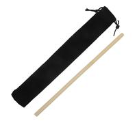 Outanaya Palo de Masaje de Bambú 30x1 Cm Portátil Funda, Varilla Masajeadora Facial y Corporal para Aliviar Fatiga, Herramienta Raspadora Muscular para Bienestar y Relajación