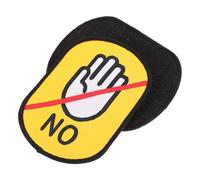 Outanaya Pegatinas Señal de Cuidado Perro Reutilizables E Impermeables 2 Pcs para Collar de Mascota Mensaje No Tocar para Seguridad y Reconocimiento en Espacios Públicos