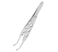 Outanaya Pinzas de Masaje para Párpados de Acero Punta Redonda Expresor de Glándulas Meibomian para Cuidado Facial y Salud Ocular Herramienta Precisa y Portátil para Eliminación de