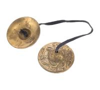 Outanaya Platillos Excelente de Cobre Dedo Dorado Instrumentos para Duraderos Calidad de Sonido Étnicos Ideales para Eventos Celebratorios y Actuaciones Musicales