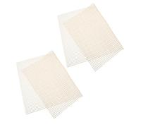 Outanaya Poultry Mat, Non-Slip Bedding for Brooder Box, 2Pcs Silicone Brooder Box Liner, Mesh spacing, Flexible fit, Reusable for Poultry Cage Liners and Chick