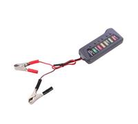 Outanaya Probador Portátil de Baterías con LED Comprobador Eléctrico de Coche Multifunción Medidor de Voltaje para Vehículos Motocicletas y Camiones Análisis Rápido sin Desconectar