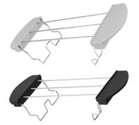 Outanaya Rejilla para Tostar Sandwiches y Pan Accesorios para Tostadoras de Acero Inoxidable Silicona, Fácil de Limpiar, Multiusos Pack de 2 Piezas para Uso Doméstico