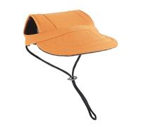 Outanaya Sombrero Novedoso para Perro Pequeño y Mediano, Gorra de Béisbol de Lona Naranja, Accesorio Decorativo Que Protege del Sol para Fiestas y Fotos