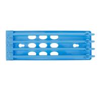 Outanaya Soporte para Anillas de Paloma Azul de Plástico Almacenamiento Conveniente y Diferenciación de Razas para Manejo Avícola y Cría