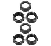 Outanaya Soporte para Coche Tuerca de Rosca Ajustable Anillo Adaptador para Cargador Inalámbrico 6 Piezas 2 Tipo Trébol 2 Normales 2 Octogonales Accesorio para Soporte de Teléfono