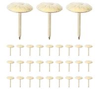 Outanaya Tachuelas Decorativas para Tapicería de Sofá 200 Unidades 11x16 Mm Clavos Vintage de Hierro en Acabado Bronce Antiguo Accesorio para Muebles y Puertas de Hogar