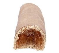 Outanaya Túnel Cueva de Descanso para Hámsteres y Conejos, Cama Cómoda Material Sintético Verde, Escondite y Nido para Dormir Mascotas Pequeñas