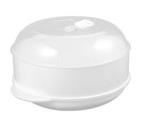 Outanaya vaporera para utensilios de cocina vaporera redonda de plástico con rejilla y cesta de drenaje apta para microondas para comida Varios estilos