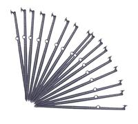 Outanaya Varillas de Soporte para Microaspersión 6 Mm, Estacas de Tierra de Plástico 20 Piezas, Accesorio para Riego por Goteo en Jardín, Césped E Invernadero, Herramienta para Riego