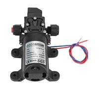 Outbit Bomba autocebante de 12 V, bombas de agua DC 12 V, 0,9 MPa, 6 l/min, 70 W, membrana de alta presión, para jardín, agricultura, riego, manguera para caravana, camping, barco