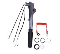 Outboard Motor Steering Handle Assy Premium Metal Tiller Arm for F6 F8 F9. Marine Engines Responsive Control Enhanced Boating Experience Direct Replacement Steering Tiller Handle A