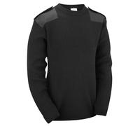 OUTBOUND Sudadera Militar de Hombre Azul Manga Larga Cuello Redondo Jersey Ajustado Otoño, Invierno