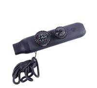 Outdoor 7 en 1 Multifunctional - Survival with LED Light for Rescue with Termómetro and Brújula Multi-Purpose Safety That can Also