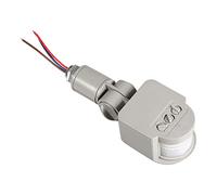 Outdoor 90~250V 180 Degree Infrared PIR Motion Sensor Detector Wall Light Switch Gray