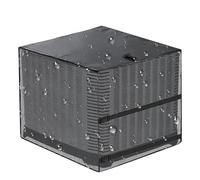 Outdoor AC Unit Cover - Breathable Mesh Guard, Waterproof Material with Top Protection for Air Conditioner Outside Leaves Debris Entry Prevention All Seasons Home Office Outdoor Equipment