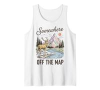 Outdoor Adventure Deer Mountain Wilderness Nature Explorer Camiseta sin Mangas