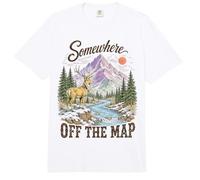 Outdoor Adventure Deer Mountain Wilderness Nature Explorer Comfort Colors Adult Heavyweight T-Shirt