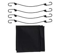 Outdoor Air Conditioner Cover Waterproof Dustproof 600D Oxford Cloth Protective Cover for Outside Units with Anti UV Coating and Fixing Hooks Black 28x28in 31.9x31.9in 35.8x35.8in (91*91cm)