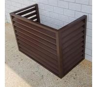Outdoor Air Conditioner Cover with Anti Theft Design All Weather Privacy Fence Screen for Split and Outdoor AC Units Protect Your AC from Harsh Weather Conditions.