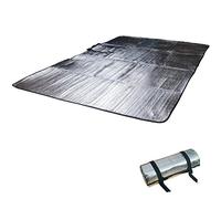 Outdoor Aluminio colchoneta Esterilla Aislante de Doble de Aluminio (2 Personas - Esterilla térmica 200 x 120 cm 240 g
