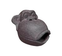 Outdoor Ashtrays, Iron Monkey Ashtray with Lid, 5.12x3.54x2.95 Inches Weatherproof Ashtray, Men Accessories for Travel Home Decor, Toilet, Poker Room, Whiskey and Indoor Use