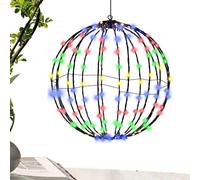 Outdoor Ball Lights - 10 Count Premium LED Christmas Sphere Lighting Collection With Advanced Weatherproof Globe Ornaments And Enhanced Festive Decorative Lighting Technology | Sparkling Professional
