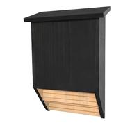 Outdoor Bat House - Pine Wood 39 x 27,5 x 11 cm | Wooden Bat Habitat Box Nesting Shelter Roosting House Wildlife Garden Accessory | for backyard farm orchard patio and outdoor garden use
