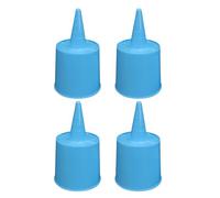 Outdoor Beach Cup Holder - 3.74x3.74x6.1in Beach Can Holder | Sand Coaster and Beverage Holders | Sand Coaster for Beverage Bottle | 4 Pieces Camping Beverages Coasters Vacation Accessories