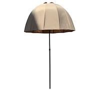 Outdoor Beach Metal Sun Umbrella Portable Garden Sunscreen Umbrella for Lawn Patio Garden Outside Non-Fading & Height Ad