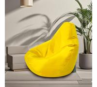 Outdoor Bean Bag Chair Aterproof Bean Bag（No Fillers ）Waterproof Bean Bag Pool Bean Bag Waterproof Floating Pool Floating Bean Bag Oversized Relaxation Soft Loung For Adults, Kids, Teens(Yellow,100cm)