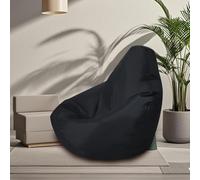 Outdoor Bean Bag Chair Aterproof Bean Bag（No Fillers ）Waterproof Bean Bag Pool Bean Bag Waterproof Floating Pool Floating Bean Bag Oversized Relaxation Soft Loung For Adults, Kids, Teens(Black,100cm)