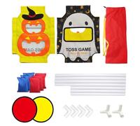 Outdoor Bean Toss Games, Halloween Sandbox Toss Carnival Game, Interactive Party Activity, for Kids Sensory Sports Toy for Kindergarten School, Girls Boys Festival Fun, Perfect for Outdoor