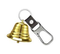 Outdoor Bear Bell, Brass Bells for Outdoor Bears, Survival Self Defense Gear for Night Running Backpacking Fishing Cycling Mountaineering Adventure