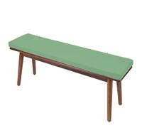 Outdoor Bench Cushions 48x12x2 Inch Thick Waterproof Fade Resistant Patio Cushion Non-Slip Bench Pad with Removable Cover and Ties for Garden Porch Swing Sofa(40 Green,60x12x2in)