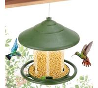Outdoor Bird Feeder, Automatic Transparent Food Container, Outdoor Birdfeeder Weatherproof Food Dispenser, Attracting Wild Birds for Garden Yard