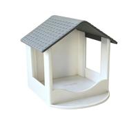 Outdoor Bird Feeder Feeding Station 3.93X3.93X3.93 Inch | with Roof Garden Bird Feeder for Garden Balcony Decor Patio Backyard Porch Grandma Grandpa