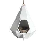 Outdoor Bird Feeder Teardrop Semi-Enclosed - Habitat Heavy Duty Bird Feeder | Heavy Duty Bird Feeder for Animal Pet Home Balcony Yard | Garden Patio Indoor Outside Backyard Outdoor Bird Feeder Teardrop
