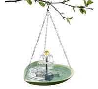 Outdoor Birdbath - Garden Water Fountain for Birds and Wildlife | Weather Resistant Resin with Decorative Pedestal, Easy to Clean Basin, Ideal for Backyard, Patio, Lawn, and Bird Watching