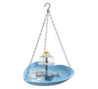 Outdoor Birdbath - Heart Shape Weather Resistant Pet Bathtub,Birdbath Solar Fountain Pump -Birdbath is crafted with a UV-stablefor Ponds Pool Patio Lawn Yard Macaws Sparrow Conures Cockatiels