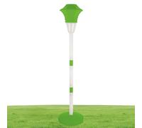 Outdoor Bubble Machine With Lights And Music - Rechargeable 10 Hole Standing Bubble Blower Adjustable Height Bùubble Maker With Detachable Base Floor Standing Or Ground Stake Design For Garden Patio
