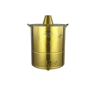 Outdoor burning barrel for paper and trash stainless steel fire pit with lid