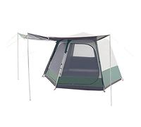Outdoor Cabin Tent - Hexagon, 4 Season Outdoor Camping Tent, Made f100% Fabric w/Reflective Sunblock Roof, Mesh & Extra-Wide Doors