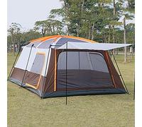 Outdoor Camping Tent 5-8 Person Large Family Tents for Camping Festival, Hiking Tent with Living Room and Separate Rooms 4 Season Tents Big Family Shelter