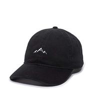 Outdoor Cap Mountain Dad Hat Gorra de béisbol Bordada de montaña para papá, Ajustable, de algodón Suave, Estilo Polo, sin Estructura, para Hombres y Mujeres, Unisex Adulto, Negro, Talla única
