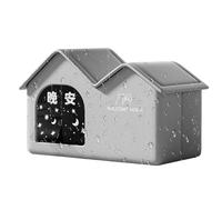 Outdoor Cat House - Foldable Enclosed Kitten Cave, Waterproof Outside Dog Nest For Cat Owners Caregivers Pet Parents Animal Lovers Rescuers Barn Community Backyard Porch Garden Park
