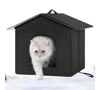 Outdoor Cat House - Impermeable Warm Pet Shelter | Plegable Washable Cat Shelter | Pet Kitten Nest Cave | Outdoor Dog House for Winter Porch Lawn Garden Yard Balcony and Backyard Use