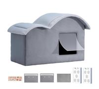 Outdoor Cat House - Insulated Outdoor Cat Shelter | Weatherproof Shelter | Winter Resistant Cooling House For | Detachable Thermal Beds Spacious Shade For Pet Dogs Kitten Indoor
