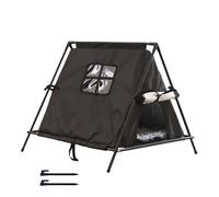 Outdoor Cat House, Pet Warm Elevated Cave Shelter, Espacious and Easy to Insulated House, Cat Shelter for Cold Winter, Porch, Balcony, Garden, Patio, Backyard Protection