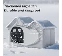 Outdoor Cat House - Waterproof Cat Shelter, Foldable Dog Shelter | Waterproof Outside Dog Nest, For Owners Caregivers Pet Parents Animal Lovers Rescuers Barn Community Backyard Porch Garden Park